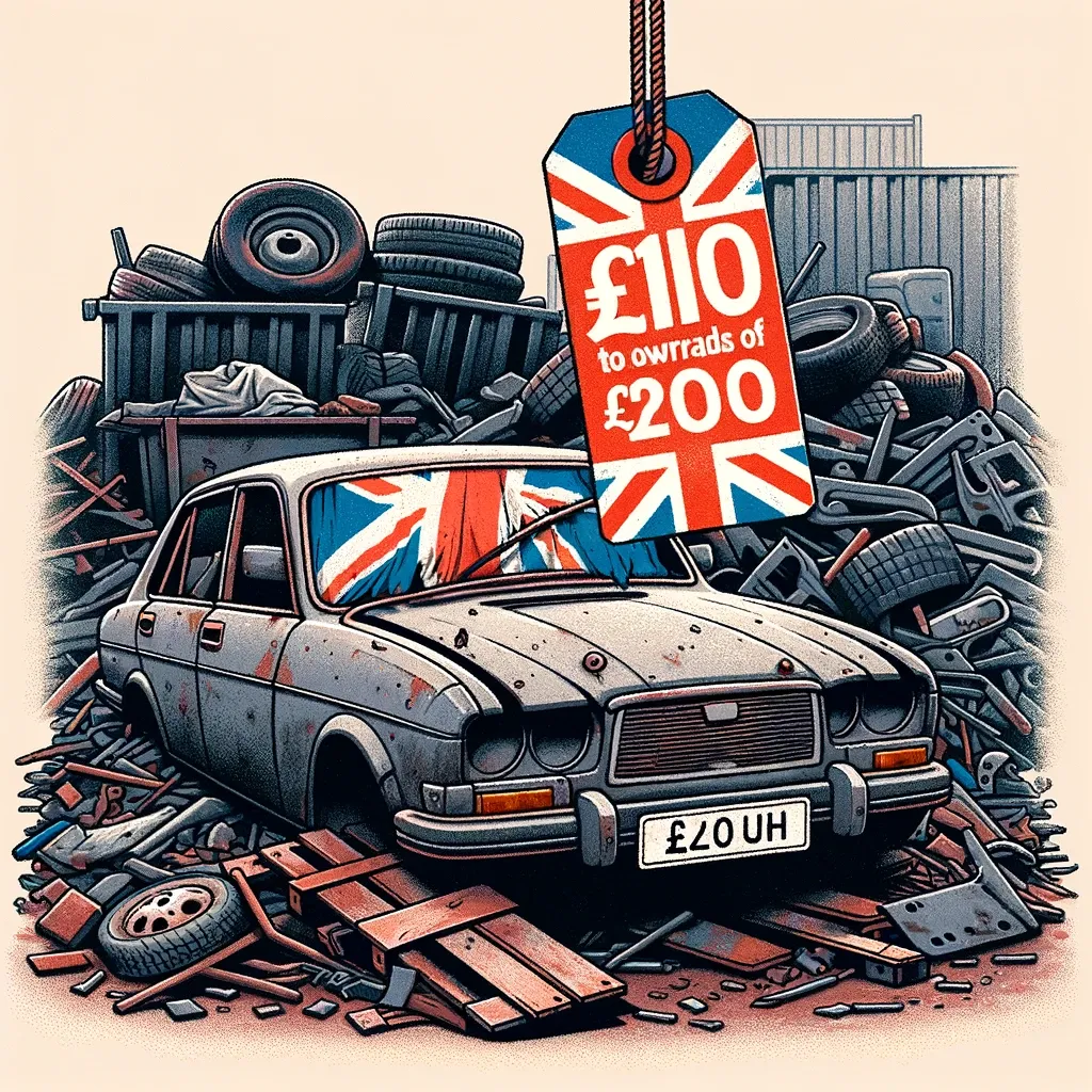 How much do you get for a car scrapping in UK